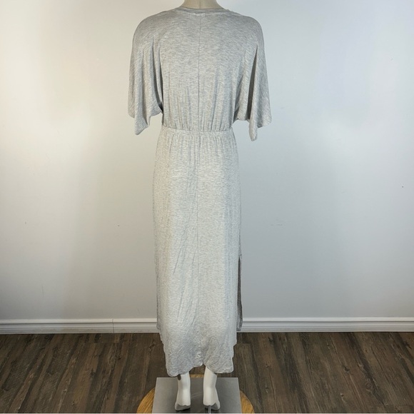❤️ GAP Light Gray Maxi Dress M - Picture 3 of 10